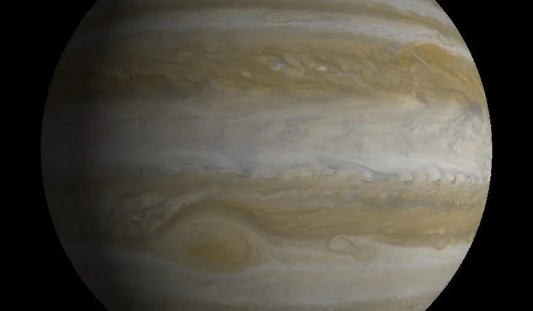 Jupiter in Solar System Simulator